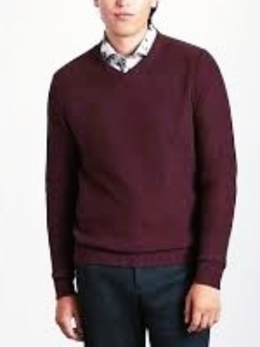 Britches Merino Wool Blend V Neck Sweater